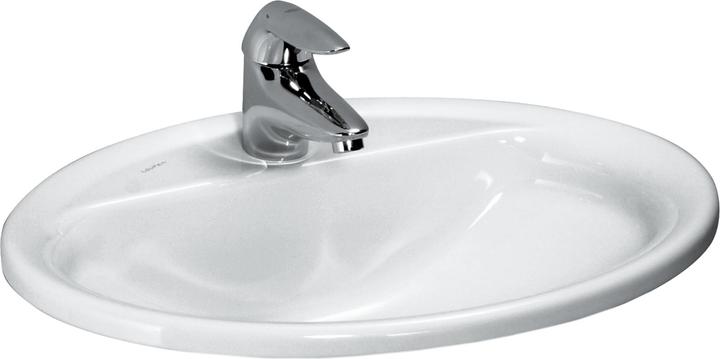 Laufen Einbauwaschtisch PRO B 560x440mm mit Überlauf und Hahnloch weiss (440 mm, 560 mm)
