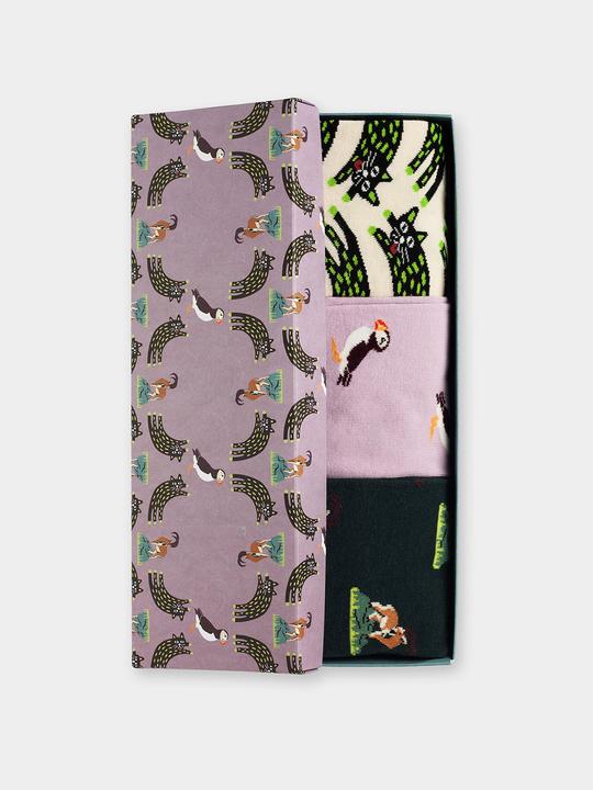 Immagine prodotto DillySocks Gattini, cani e cavalli (confezione da 3) (41 - 46)