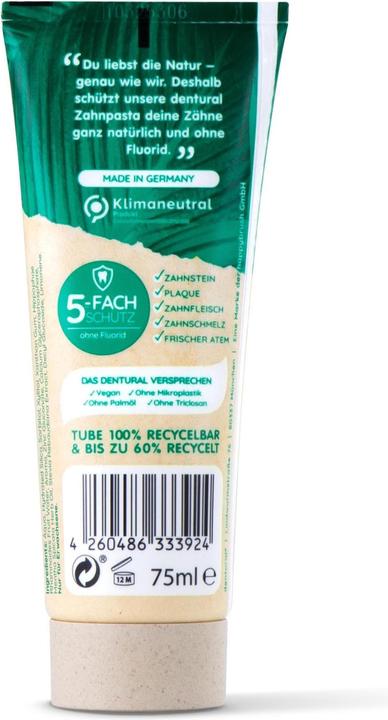 Immagine prodotto happybrush Dentural Natural Fluoride Free (75 ml)