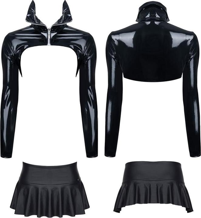 Produktbild Regnes Fetish Planet Herren Jacke und Minirock-Set (L)