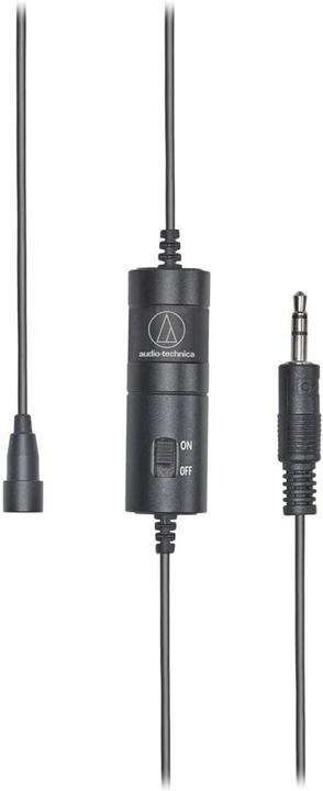 Actual product image Audio-Technica AudioT ATR3350x Clip On Microphone bk Omnidirectional Condenser Microphone