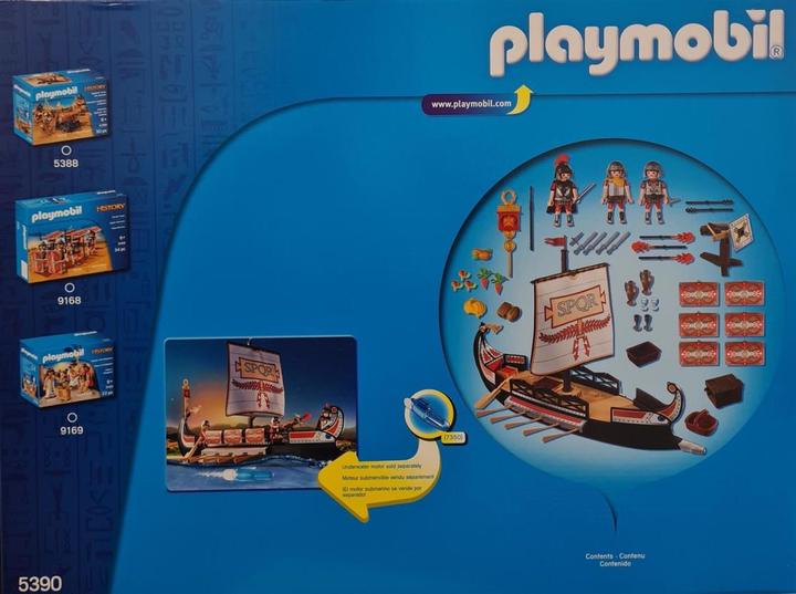 Actual product image Playmobil Roman galley (5390, Playmobil History)