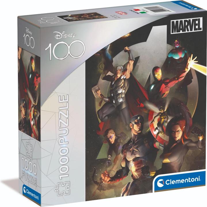 Clementoni Puzzle Disney 100 Anni - Avengers, 1000 pezzi. (1000 pezzi)