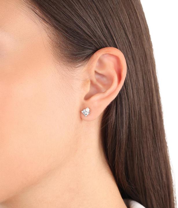 Actual product image S.Oliver Ohrschmuck für Damen, 925 Sterling Silber, Zirkonia synth., Muschelkernperle (Silver 925)