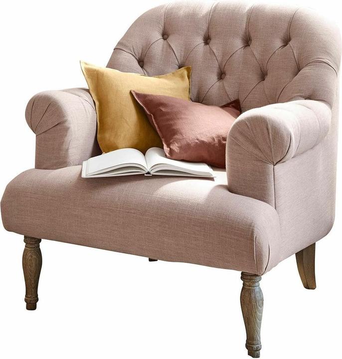 Actual product image Loberon Armchair Shambrook pink