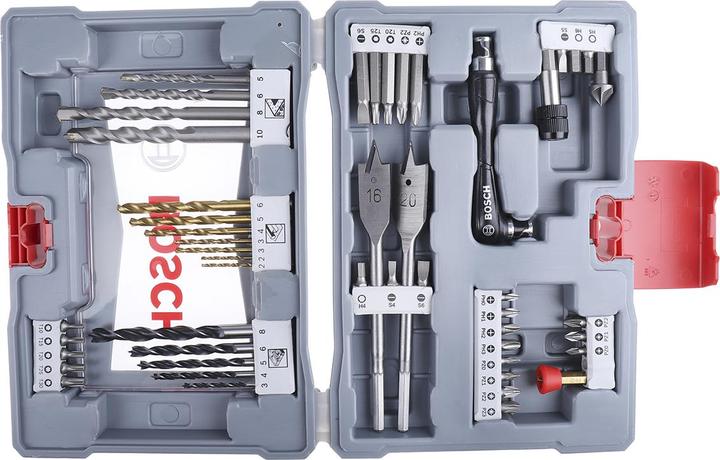 Produktbild Bosch Professional Zubehör 49-tlg. Premium X-Line Bohrer- und Schrauber-Set (5 mm, 6 mm, 8 mm, 10 mm, 2 mm, 3 mm, 4 mm, 16 mm, 20 mm)