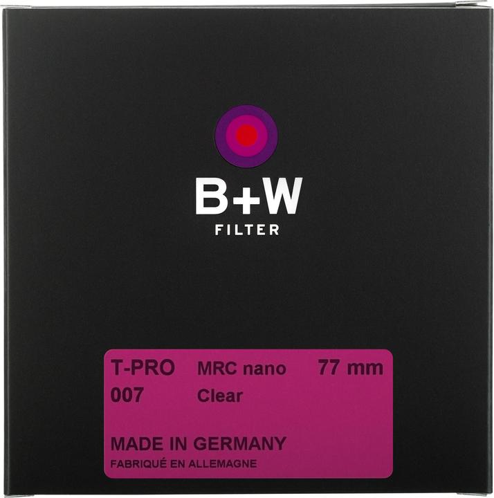 Immagine prodotto B+W T-Pro 007 Clear MRC nano (37 mm, Filtro di protezione)