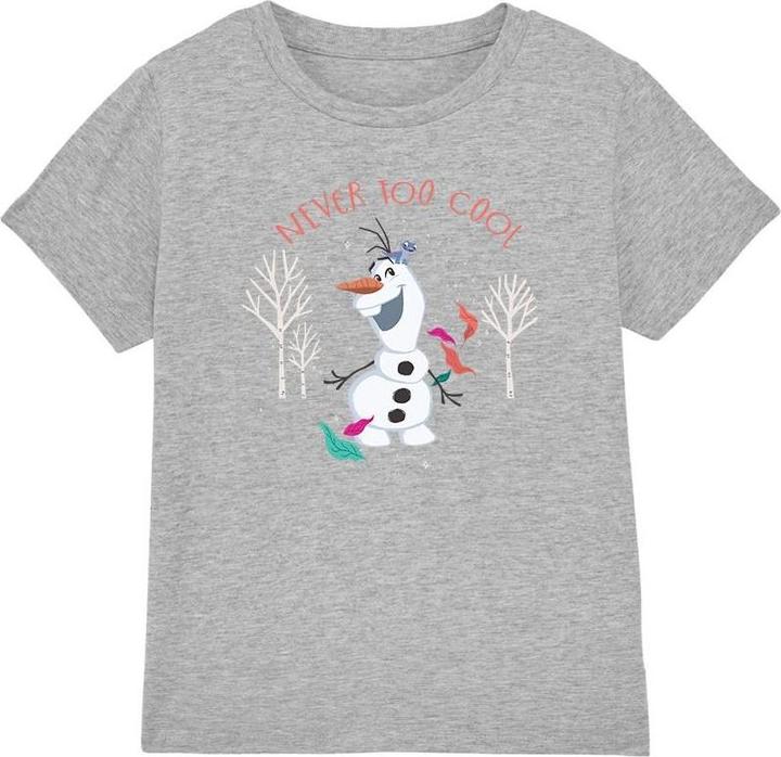 Immagine prodotto Disney Frozen Never Too Cool Maglietta Olaf Bambini (140)
