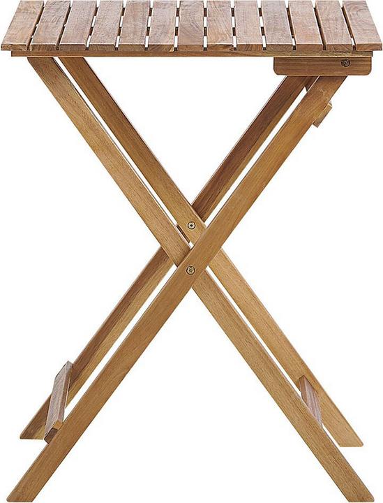 Produktbild Beliani Balkonset Akazienholz hellbraun 2-Sitzer TERNI (58 cm)