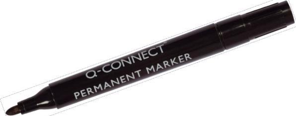 Actual product image Q-Connect Permanent marker with bullet tip (Black, 2 mm, 1 x)