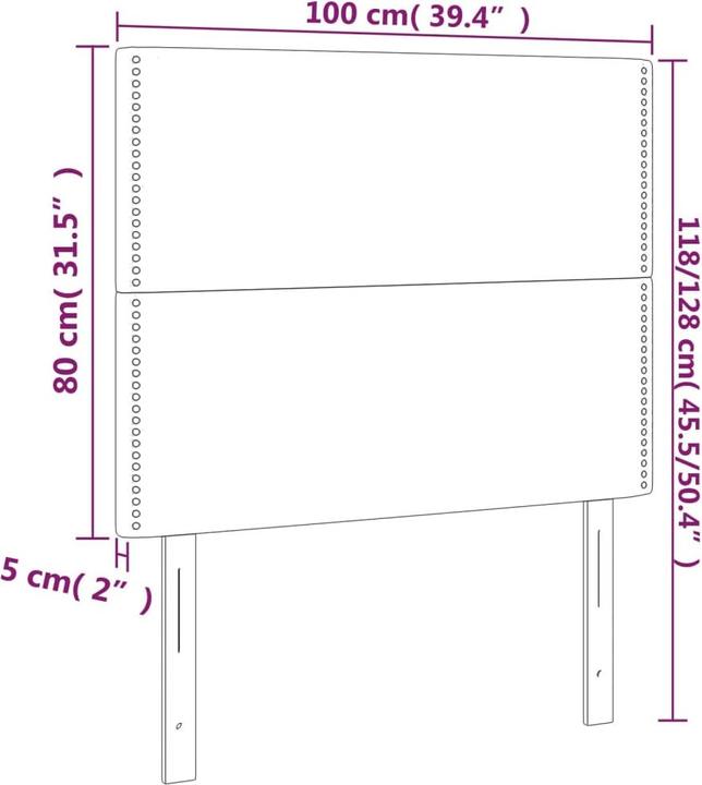 Immagine prodotto VidaXL Thorn (100 x 5 x 128 cm)