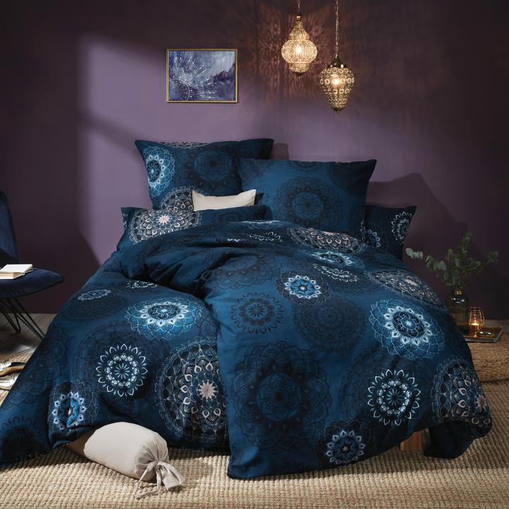 Immagine prodotto Erwin Müller Set di biancheria da letto economica 4 pezzi. (Copripiumino, 155 x 220 cm, 40 x 80 cm)