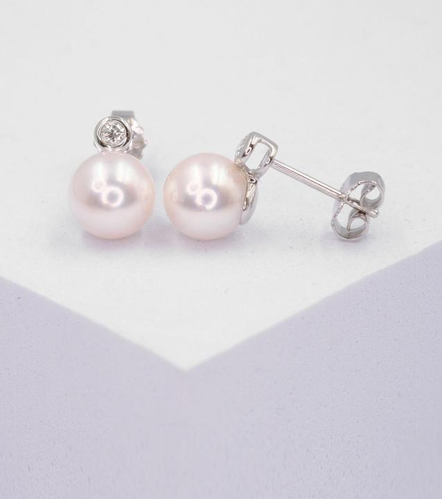 Image du produit Muau Boucles d'oreilles (750 Perle Akoya)