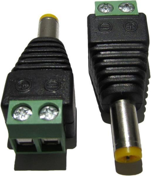 Actual product image OEM DC Power Adapter Male 2.1mm Plug to Terminal Block