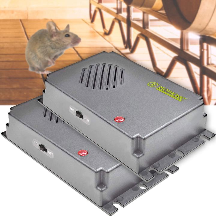 Produktbild Isotronic 2er-Set Ultraschall MÃ¤use- und Rattenabwehr