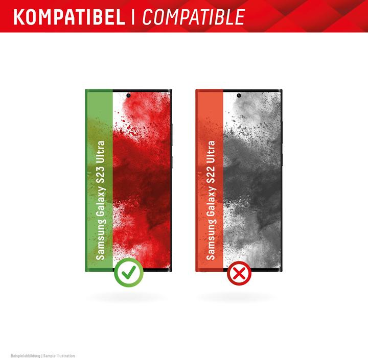Produktbild Displex Real Glass, Privacy Full Cover Panzerglas (1 Stück, Samsung Galaxy S23 Ultra)