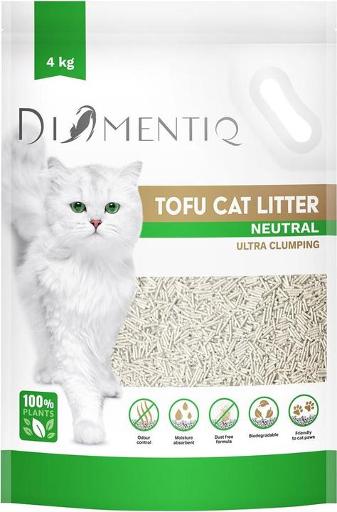 Actual product image Diamentiq Tofu (Antibacterial, Clumping, Non-dusting, 4 kg)