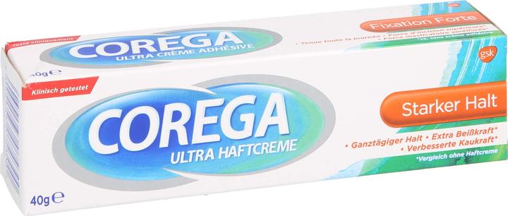 Image du produit Corega Crème adhésive forte tenue (40 ml, Bains de bouche)