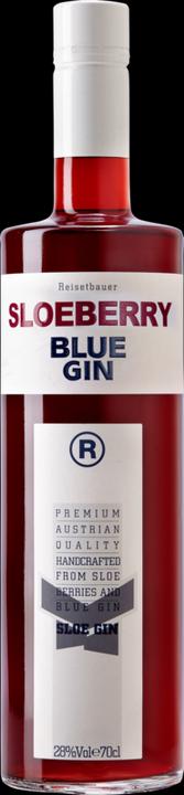 Reisetbauer Sloeberry Blue Gin (1 x 70 cl)