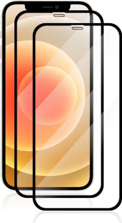Productafbeelding Savvies Schermbeschermer van volledig gepantserd glas (2 Stuk, Apple iPhone 12)