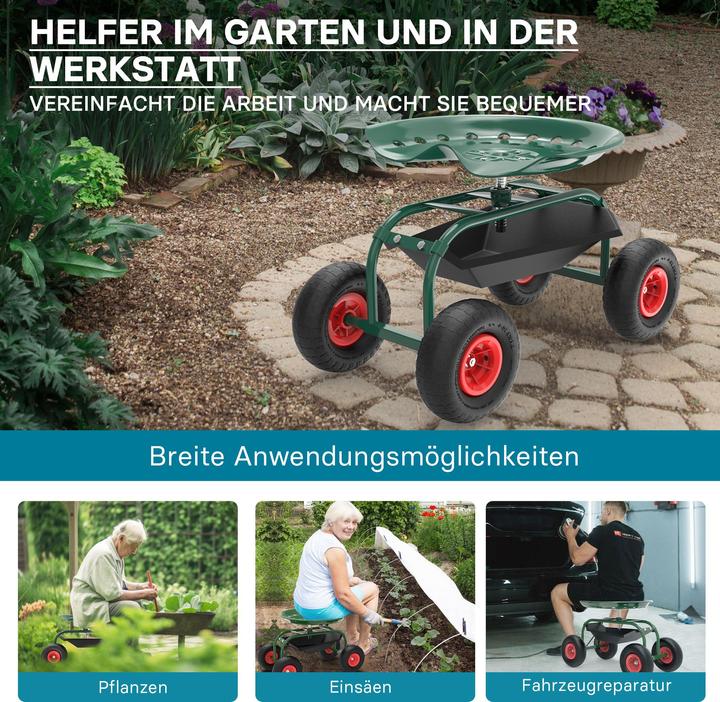 Produktbild Wiltec Gartenwagen (150 kg)