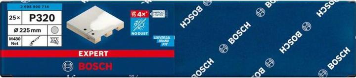 Actual product image Bosch Professional Zubehör Expert M480 Sanding net for drywall sander, 225 mm, G 320, 25 pcs. (320)