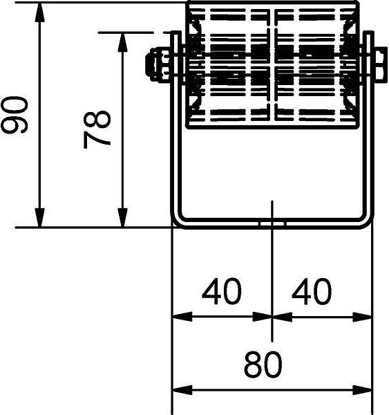 Image du produit kaiserkraft Tasseau à rouleaux avec rouleaux cylindriques
