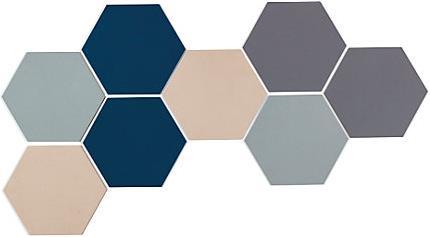 Actual product image Chameleon Design pinboard hexagonal (Bulletin board)