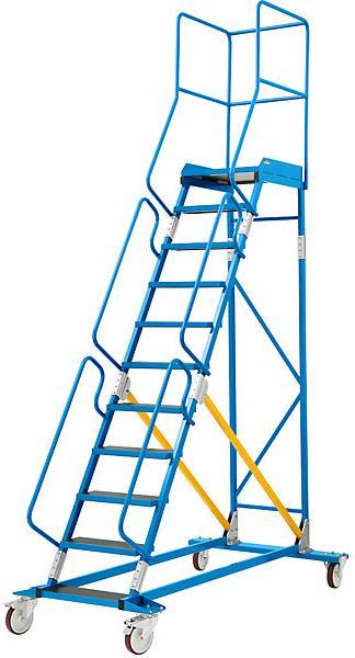 Actual product image eurokraft pro Mobile platform ladder PREMIUM (Platform ladder, 220 cm)