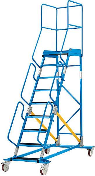 Image du produit eurokraft pro Échelle mobile à plate-forme PREMIUM (Échelle à plate-forme, 190.50 cm)
