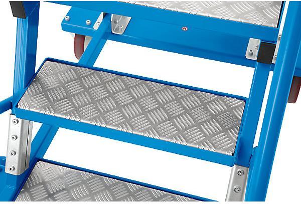Actual product image eurokraft pro Mobile platform ladder PREMIUM (Platform ladder, 220 cm)