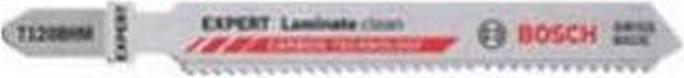 Actual product image Bosch Professional Zubehör Expert Laminate Clean T128 BHM jigsaw blade, 3 pieces
