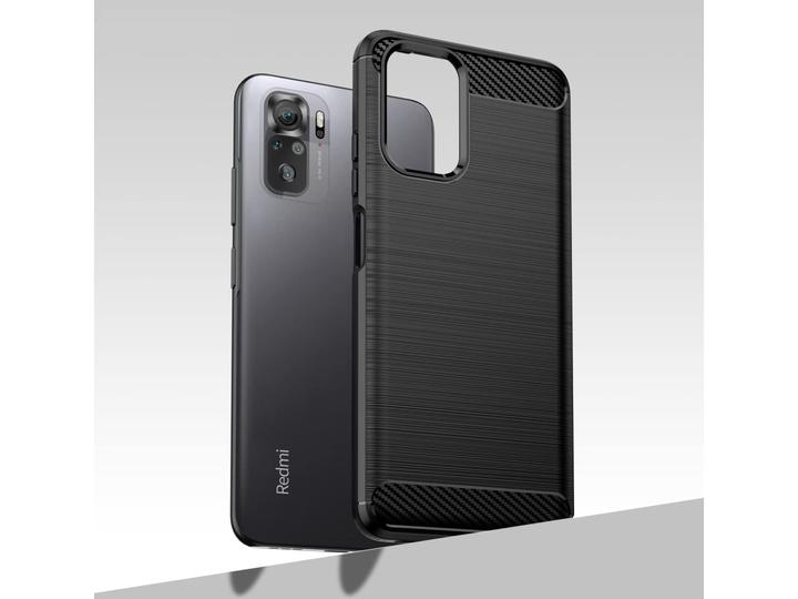 Actual product image Screenguard Xiaomi Poco M5s Cover Carbon Brushed Soft TPU (Xiaomi Poco M5s)