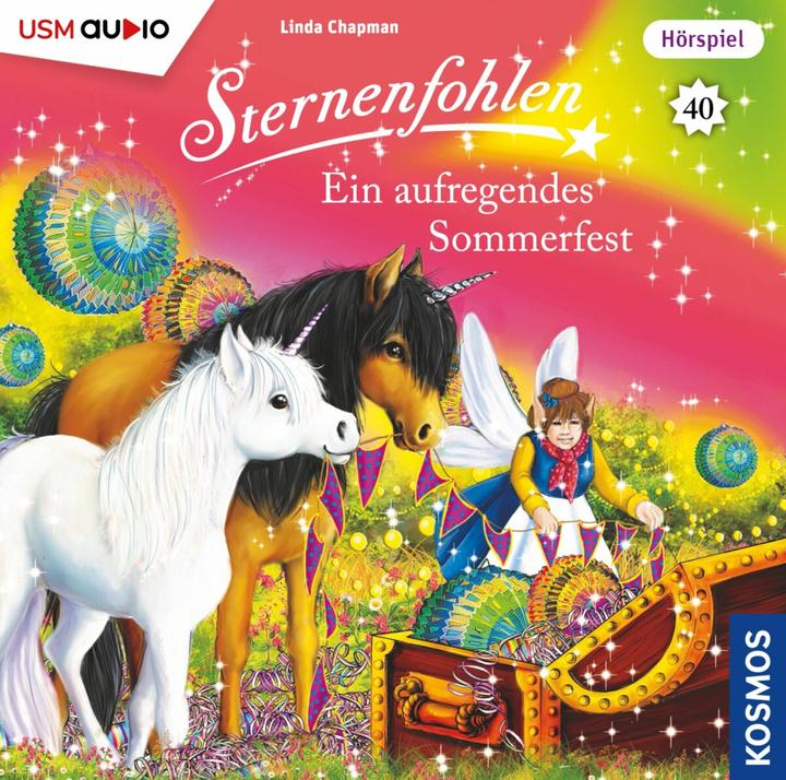 Produktbild Sternenfohlen (Folge 40): Ein aufregendes Sommerfest (Sabine Menne, United Soft Media Verlag GmbH, Lesley Lill, Fabian Wittkowksi, Linda Chapman, Cordula Setsman, Shandra Schadt, Manuel Scheuernstuhl, Johannes Steck, Deutsch)