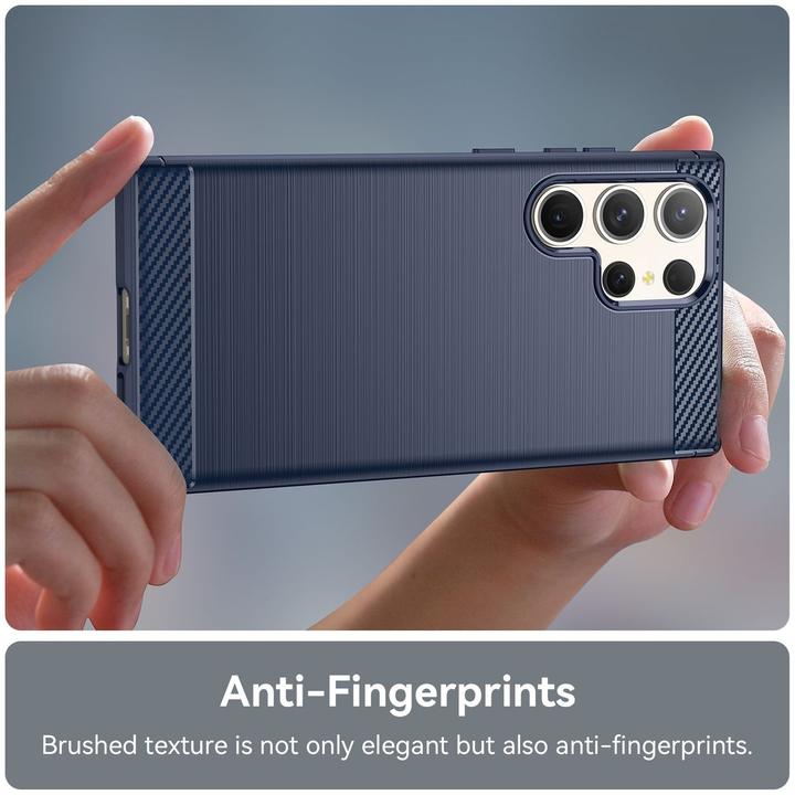 Produktbild König Design Hülle Handy Schutz für Samsung Galaxy S23 Plus Ultra Case Cover Carbon Optik Neu (Samsung Galaxy S23 Ultra)
