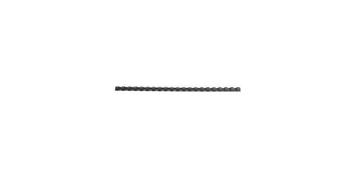 Actual product image GBC Binder spine 12mm, 21 rings, black, 100 pcs.