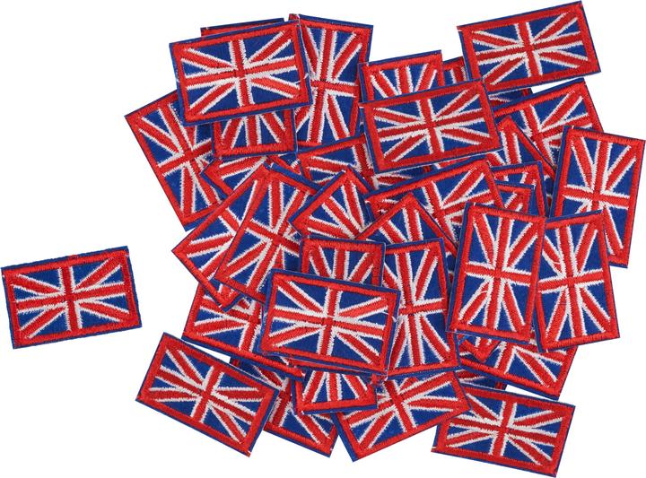 Image du produit VBS XXL Applications à repasser "Union Jack", 50 pièces (50 x)