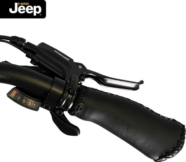 Image du produit Jeep Mountain E-Bike MHM 7010, 27,5", dérailleur Shimano 9 vitesses, black (48 cm)