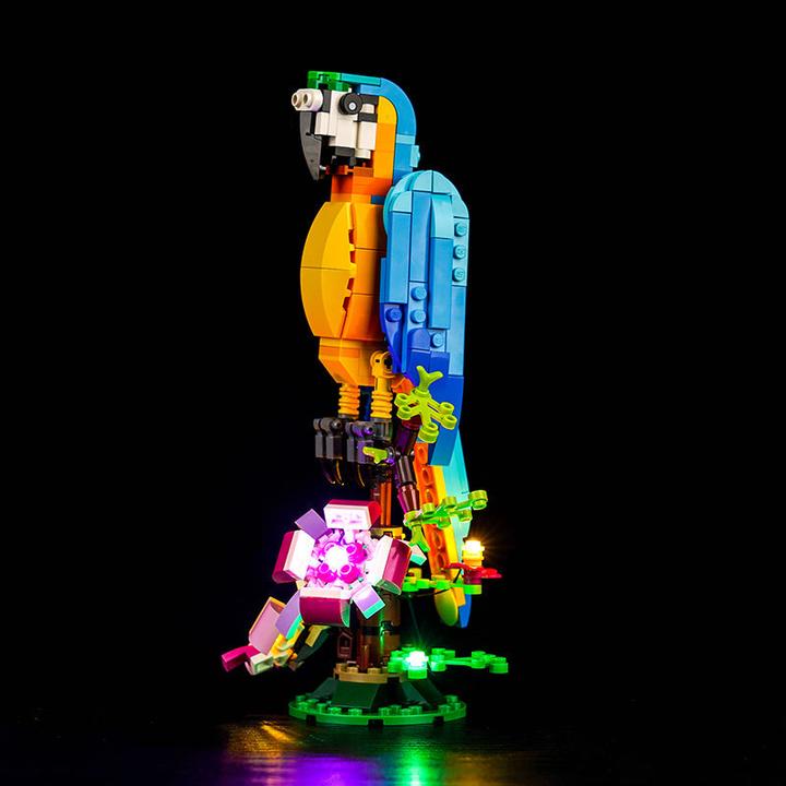Produktbild BrickBling LED Licht Set für LEGO Exotischer Papagei (31136)