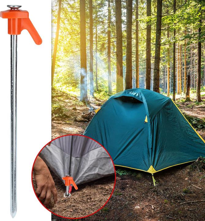 Actual product image Redcliffs Iron tent pegs, 12 pieces, 21 cm