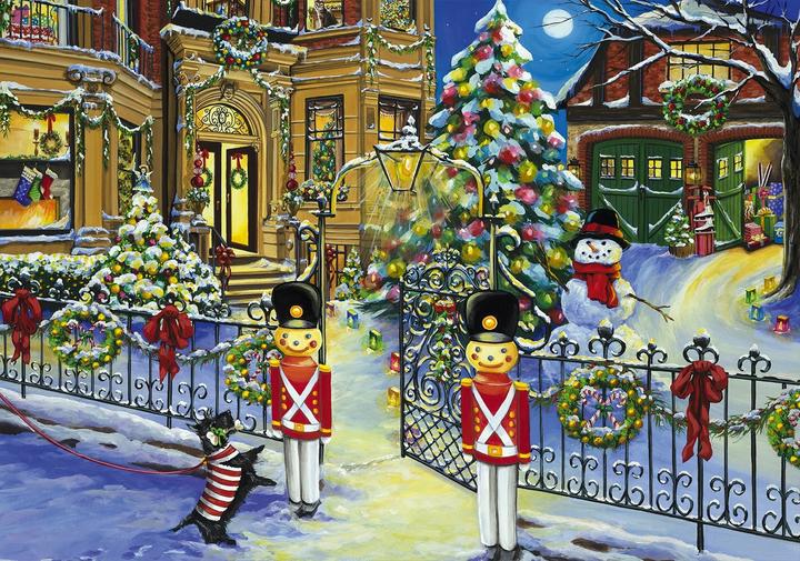 Actual product image Bluebird Puzzle Christmas house 1000 pieces (1000 pieces)