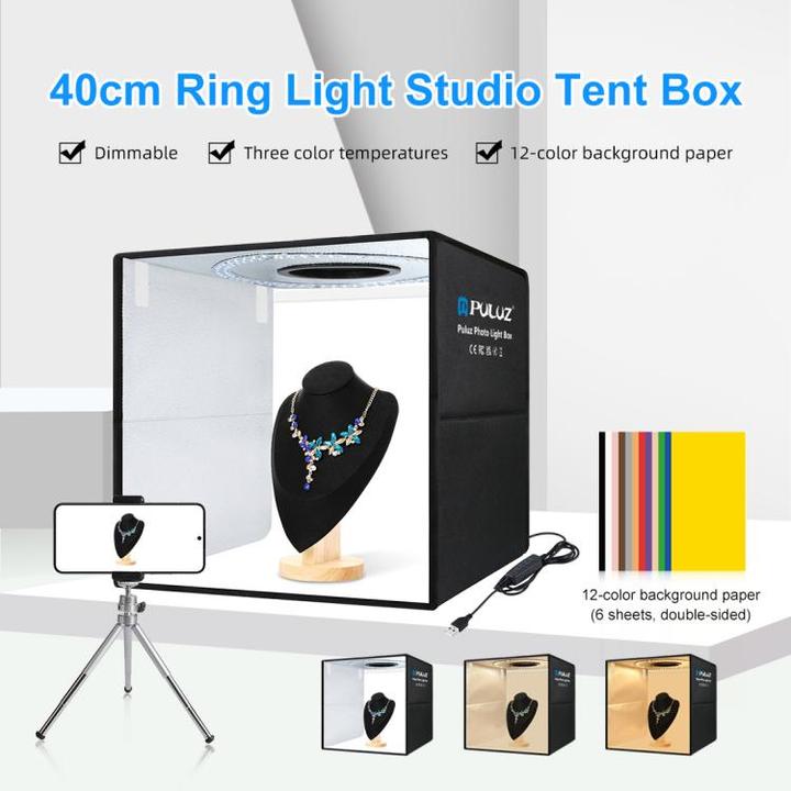 Actual product image Puluz Portable Photo Studio (Recording box)