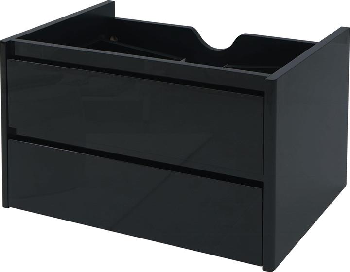 Produktbild Mendler Waschbeckenunterschrank, Waschtischunterschrank Waschtisch Badezimmer, hochglanz Soft-Close 50x80cm