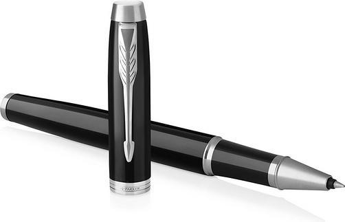Parker Rollerball IM Lacquer BL F Schw (Schwarz, Chrom, 1 x)