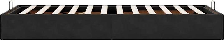 Produktbild VidaXL Ottoman-Bett ohne Matratze Schwarz 90x190 cm Samt (90 x 190 cm)