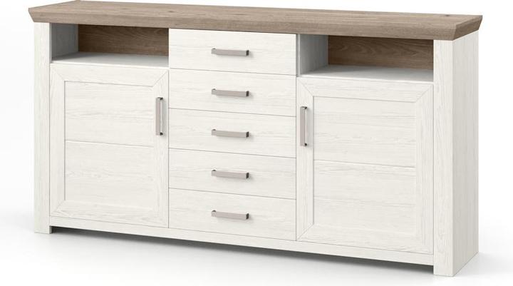 Produktbild Set One by Musterring Set One Sideboard York 55-B Pino Aurelio/Eiche Nelson