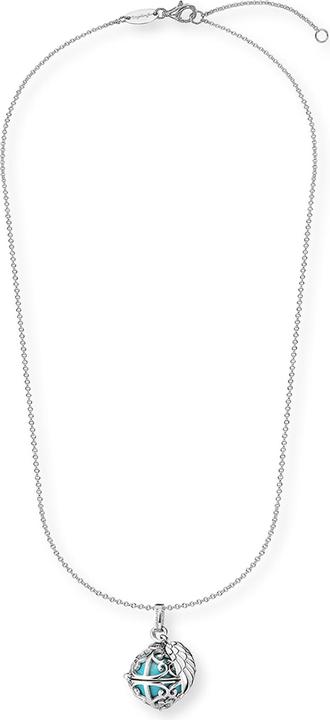 Image du produit Engelsrufer Boule de cristal avec aile Argent (Argent 925, Laiton, 45 - 50 cm)