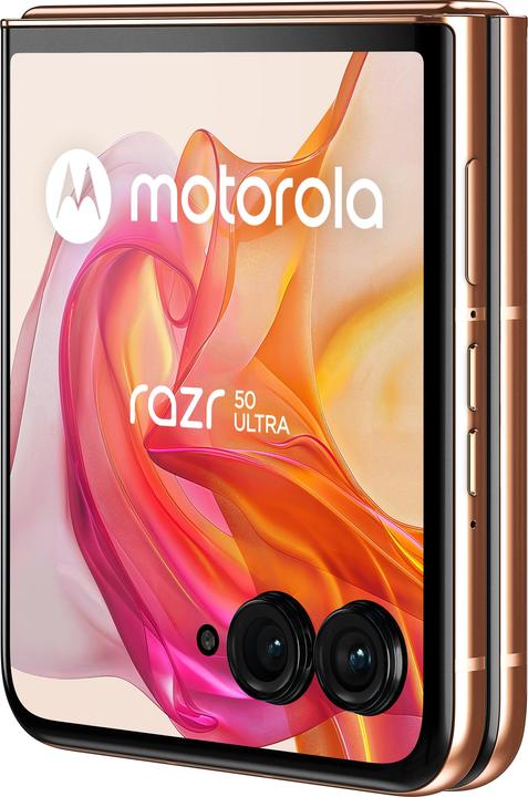 Immagine prodotto Motorola Razr 50 Ultra (512 GB, Peach Fuzz, 6.90", SIM + eSIM, 50 Mpx, 5G)