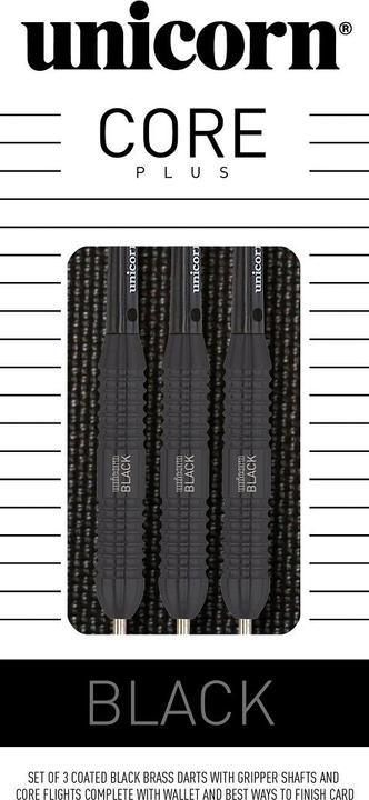Immagine prodotto Unicorn Freccette morbide Core Plus Black (19 g)