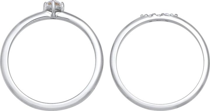 Image du produit Elli Bague en cristal (54, Argent 925)